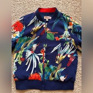 Philsophy Bomber Jack with Floral Tropical Print